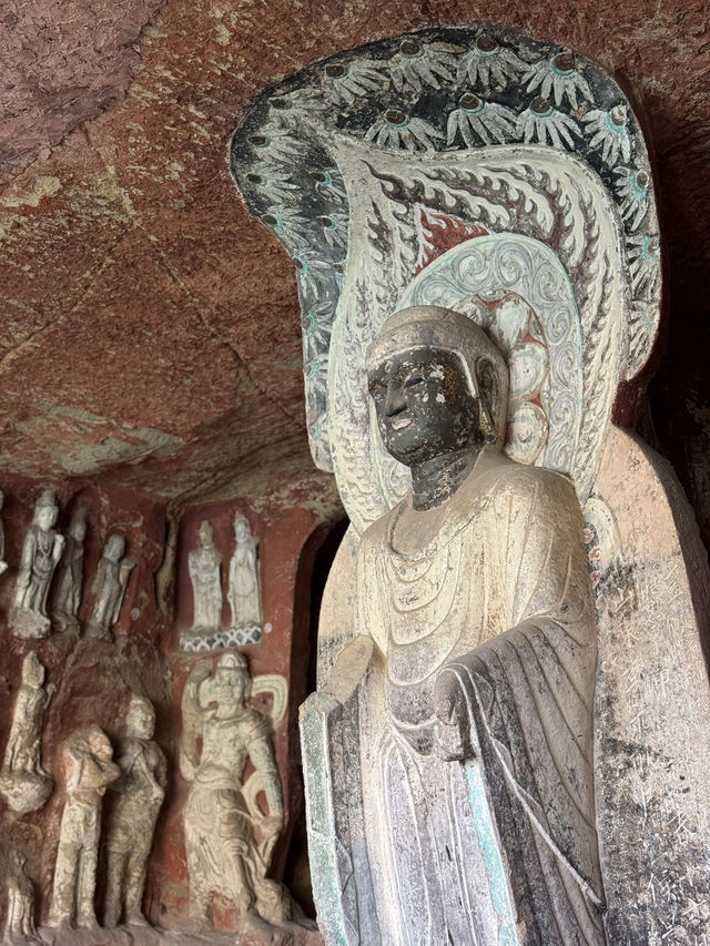 Thousand Buddha Cliff in Guangyuan, Sichuan