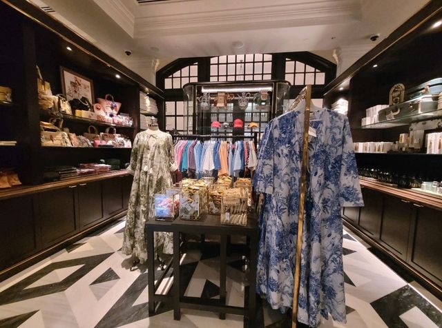 Inside the exotic Raffles Boutique