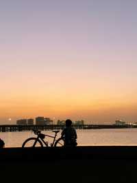 Lovely sunset stroll in Shenzhen’s Qianhai