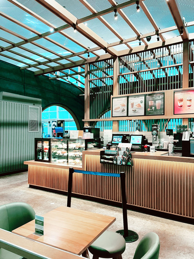 Refreshing Escape: Sipping Iced Ube Oat Milk Macchiato at Starbucks”