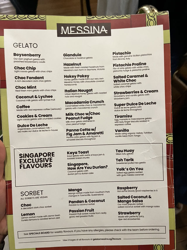 🍨 싱가포르 클럽 스트리트 젤라또 맛집 – Messina 방문기! 🇸🇬