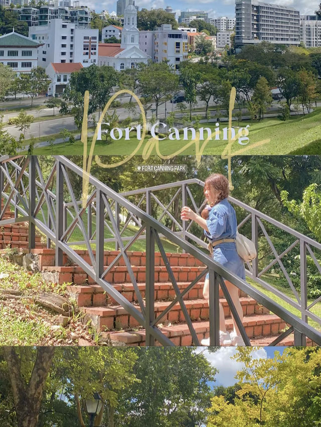 เดินเล่นในสวน Fort Canning สิงคโปร์🇸🇬