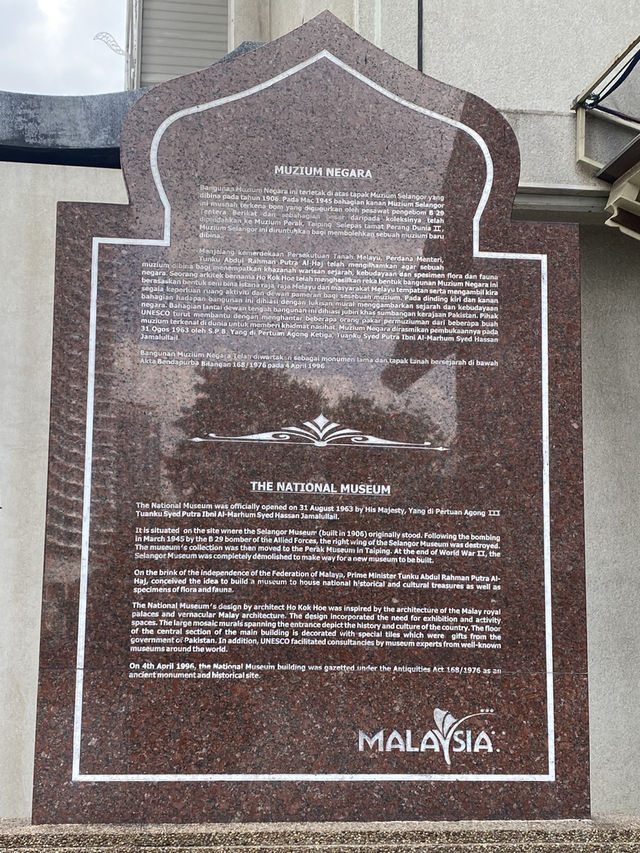 Short Walk, Big History – A Quick Stop at National Museum of Malaysia
