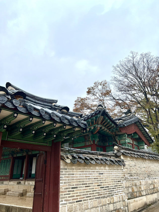 Rainy day of Changdeokgung Palace 