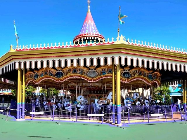 Happiness overflowing in Fantasyland 