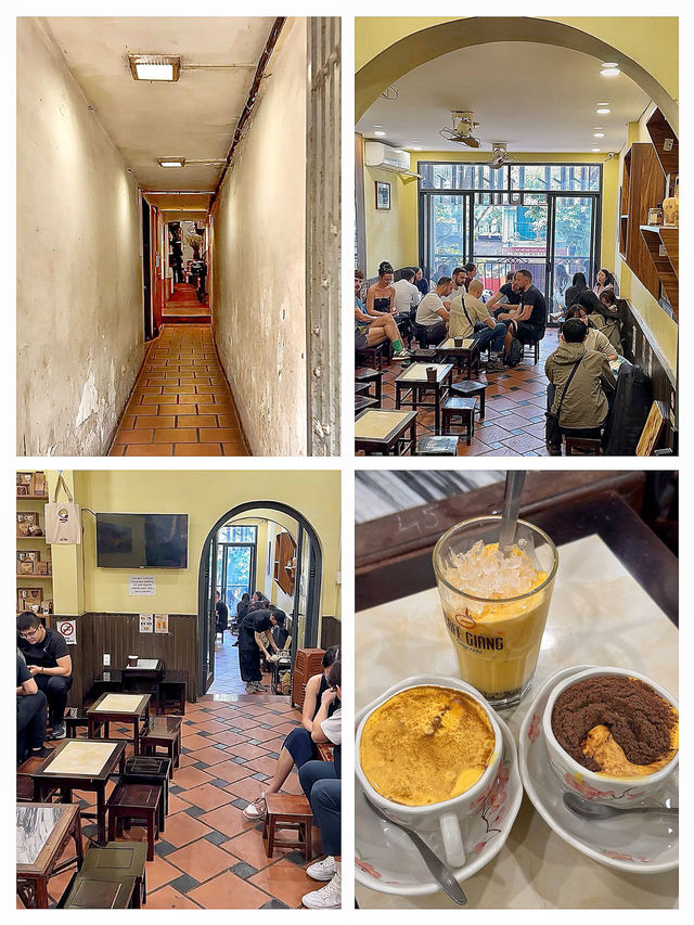 กาแฟไข่ที่ห้ามพลาดในฮานอย Cafe Giảng