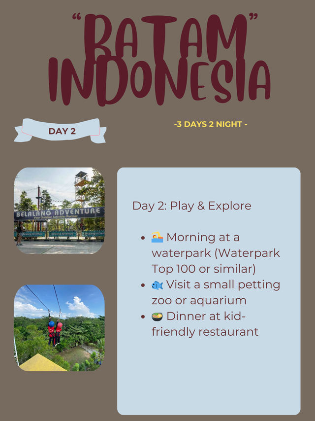 🇮🇩 Batam Itinerary: Family Fun & Theme Parks 🎡🍦