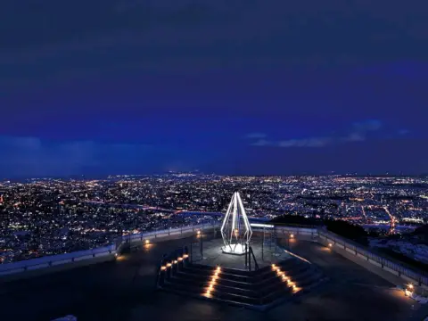 日本搭纜車上藻岩山看夜景💕🥳