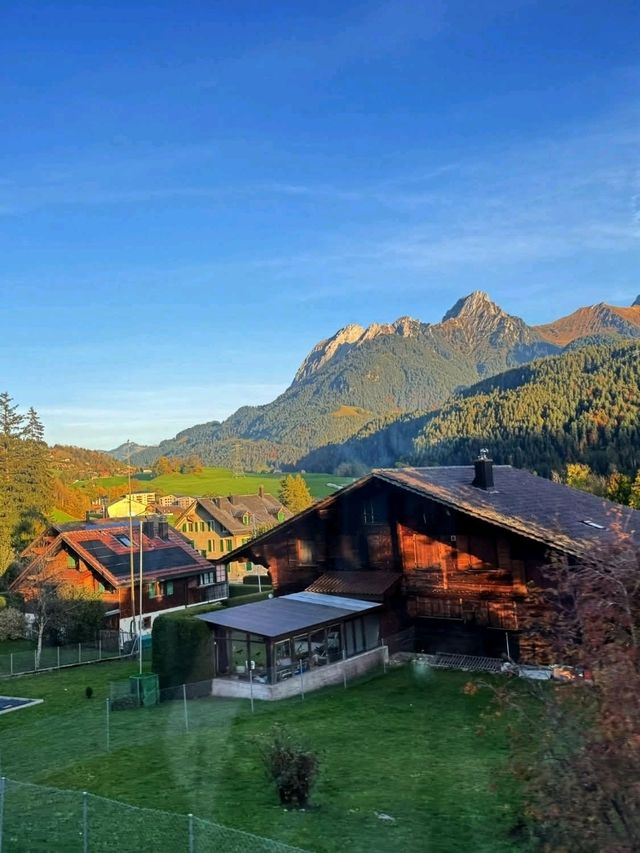 Traditional wooden chalets