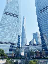 🚀🤖白天的東方明珠太科幻!粉紅色球體+藍天,這才是魔都顏值天花板!🤖🚀