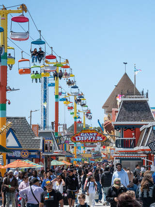 ☀️ Classic California Fun at Santa Cruz Beach Boardwalk 🎢
