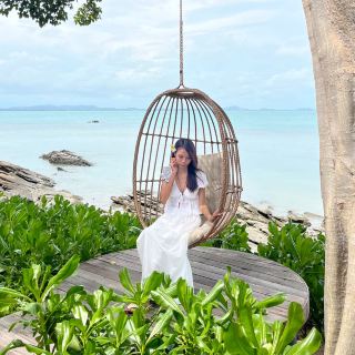 沙美島Vibe超正嘅海景Cafe。