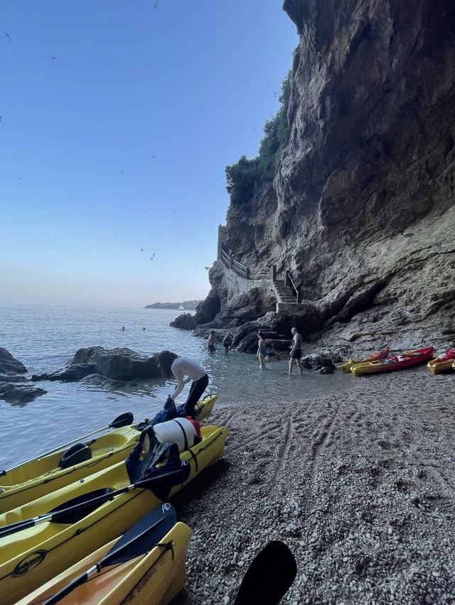 【克羅地亞Dubrovnik杜布羅夫尼克：享受着Adriatic Sea！獨木舟的體驗！】