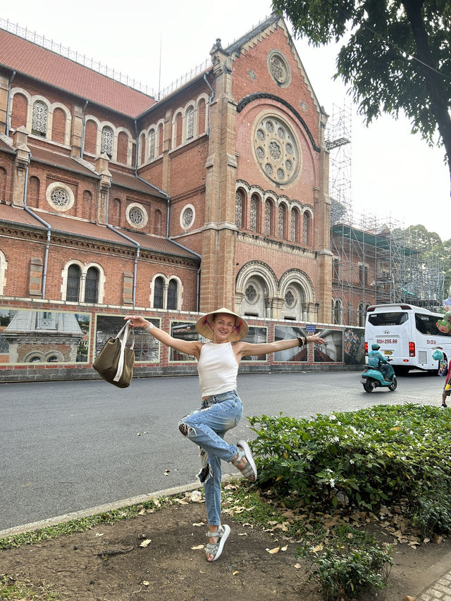 Walking through legend. Or must do in Ho Chi Minh