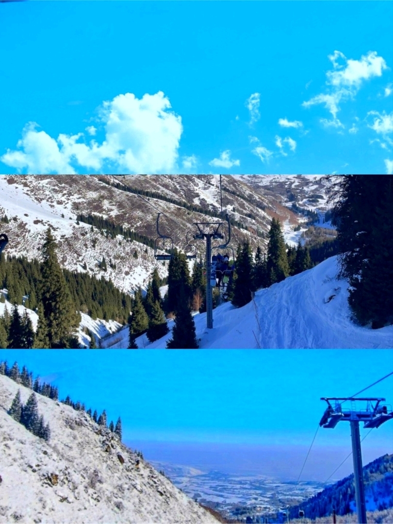 Ak Bulak, Snow and Scenic Mountain Views