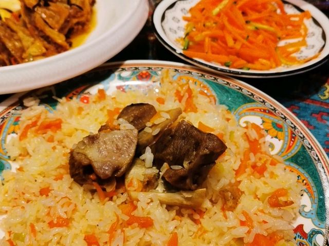 Xinjiang dinner with a show!