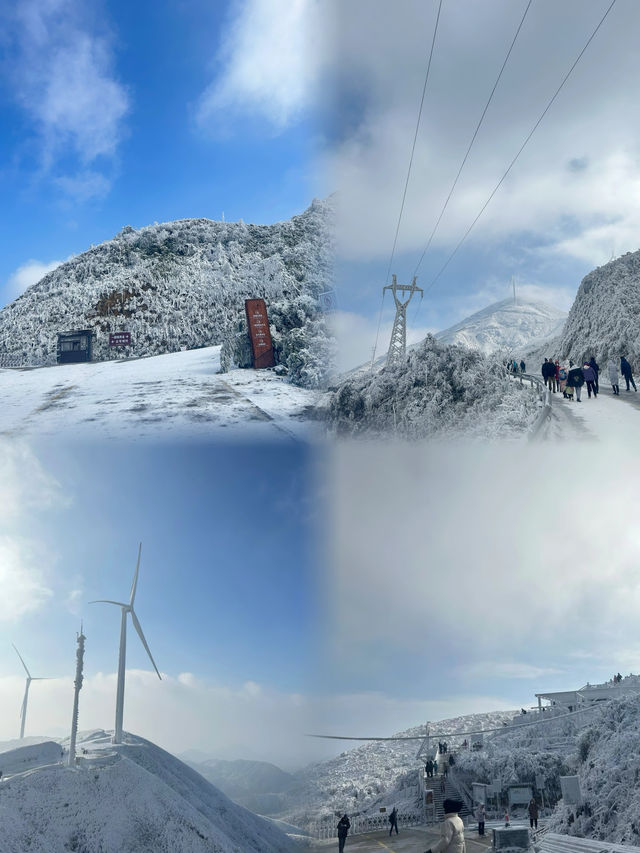 冰掛霧凇持續！雲冰山冰雪奇觀等你來！