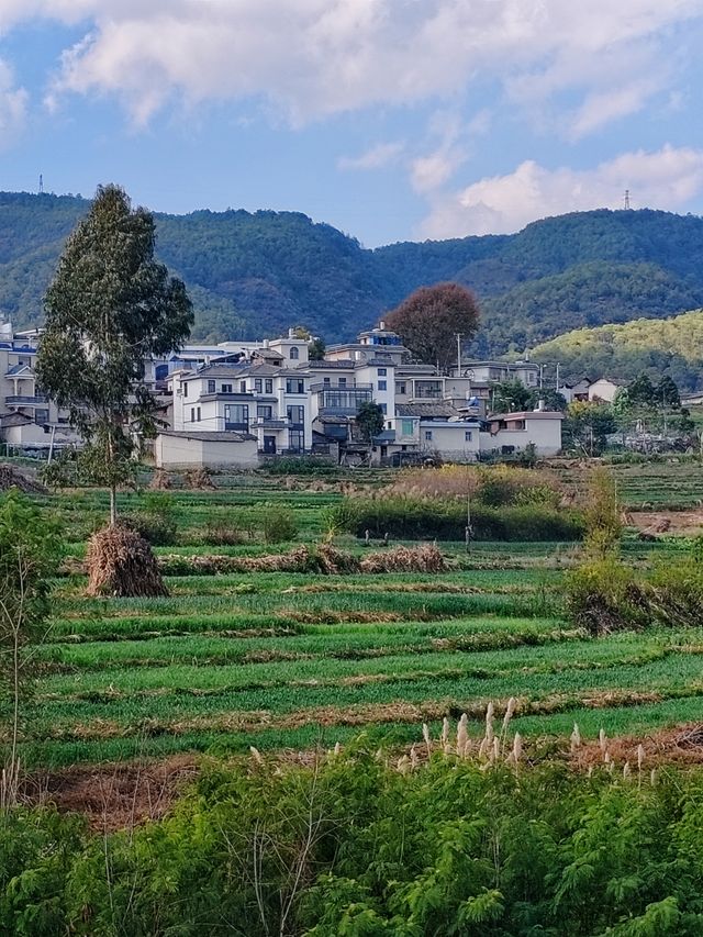 雲南彌勒錦屏山風景區五彩池