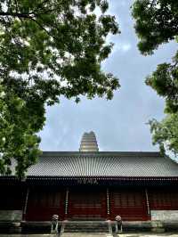 西安值得去｜相比大雁塔，更喜歡雨中的小雁塔