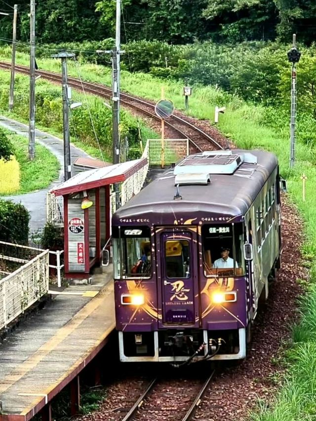 This is the "Cruel Train" in Kaga City, Japan