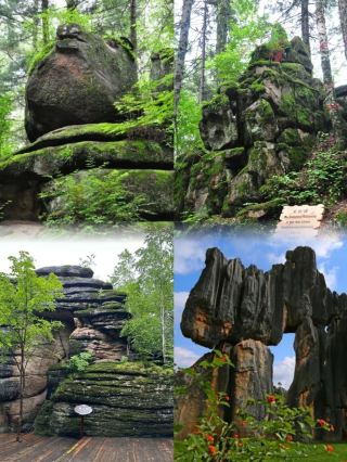 Experience the tranquility and coolness of the Linhai Qishi Scenic Area in Yichun during the summer