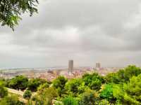 Views of Alicante from Santa Bárbara Castle: A Cloudy Summer Day 🌥️🏰