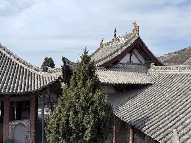 擁有廡殿頂的九天聖母廟
