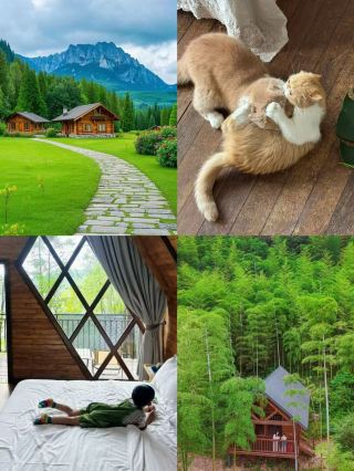 Found a Fairytale Wooden Cabin in Anhui, Perfect for a Family Getaway
