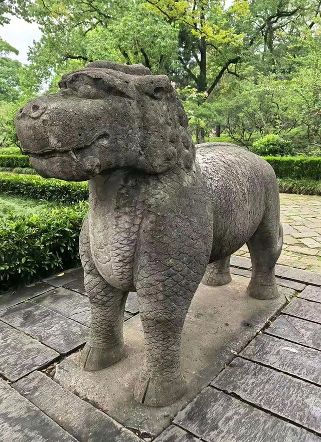 踏入明孝陵神道，歷史，觸手可及。