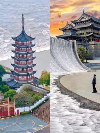 Discovered the ultimate ancient city in Jiangsu, Zhejiang, and Shanghai! The secret tide-watching spot visited four times by Emperor Qianlong—perfect for a weekend getaway