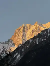 11月底，週末去海螺溝泡個溫泉