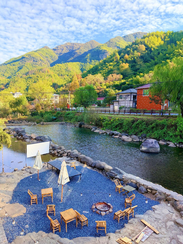 杭州1.5h直達｜在安吉私湯民宿泡進12月的山景裡