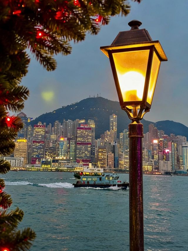 香港維多利亞港海濱。 香港維多利亞港海濱。