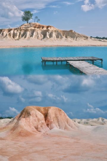 半分は海水、半分は炎
