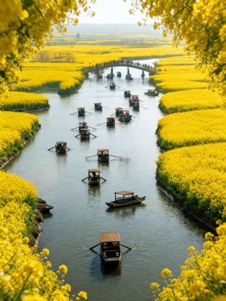 Avoid the crowds 🔥 Xinghua, Jiangsu! Water Rapeseed Flower Secret Realm + Wizard of Oz 2-Day Guide
