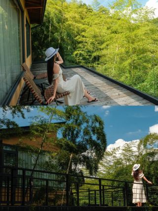 Anji couple’s summer date | A private creekside hot spring stay hidden in the bamboo forest