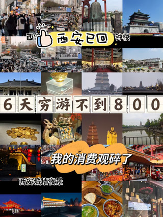 西安已回｜6日窮遊唔使800蚊，我嘅消費觀念碎晒🌿