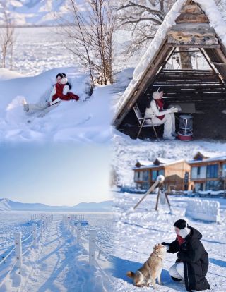 จุดเช็คอินถ่ายรูปหมู่บ้านหิมะในเทพนิยาย ❄️📸