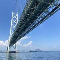 淡路島！ジェノバライン約13分の船旅！絶景明石大橋と岩屋港の紹介