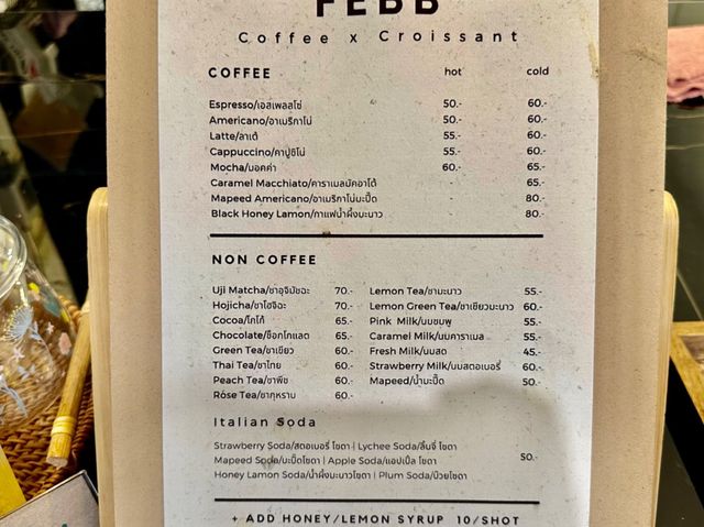 Febb Coffee x Croissant 