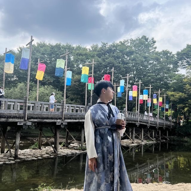 한복입고 한량체험하자! <용인 한국민속촌>