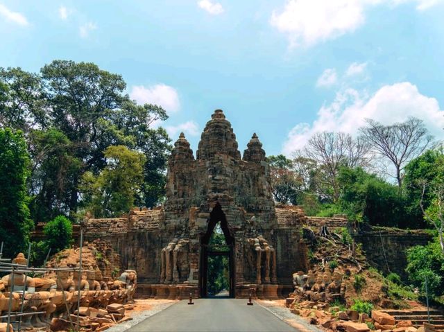 The Beauty of Ta Kav Gate after the Restoration 