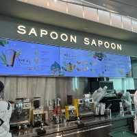 【韓国・仁川国際空港】高麗人参ブランド正官庄のカフェ「CAFE SAPOON SAPOON」