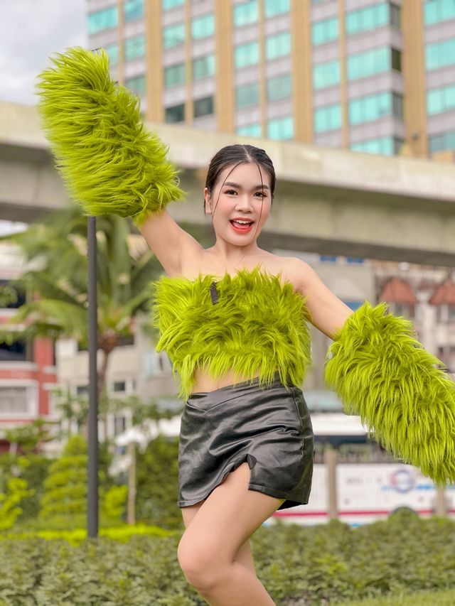 มุมถ่ายรูปฟีลเกาหลี ที่สวนจตุจักรในวันฝนตก 🌳 🚊