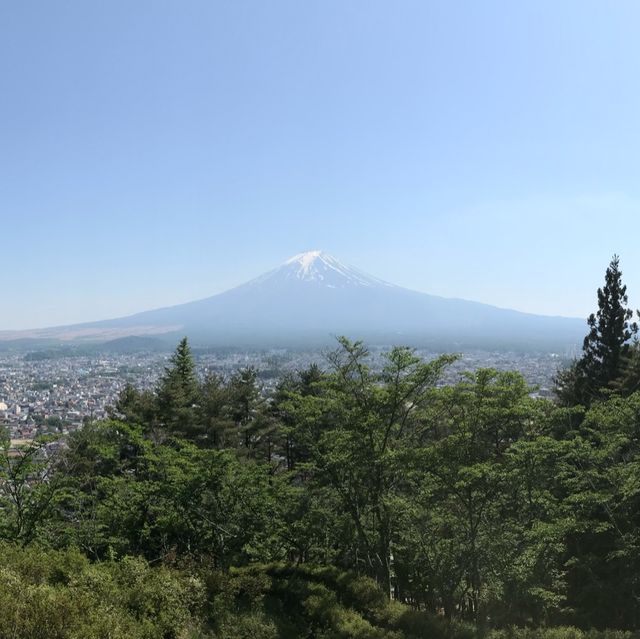 日本最美富士山景點，新倉山淺間公園