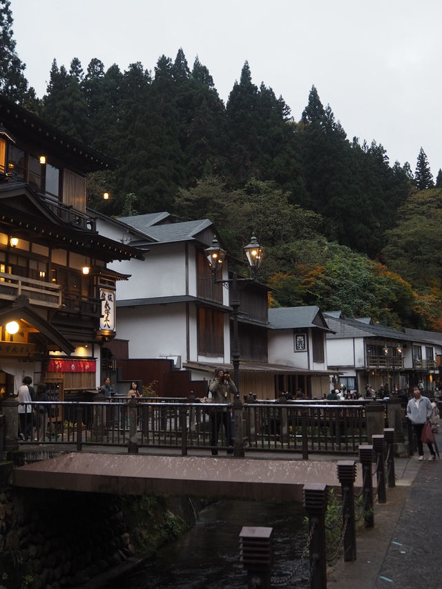 Autumn in Ginzan onsen, Yamagata