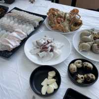 푸짐한 인심, 신선한 횟감 강릉항 회센터 솔향 횟집🐠