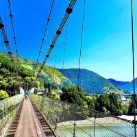 谷瀬の吊り橋