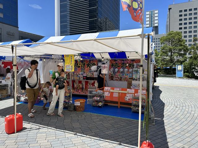 東京・品川。品川駅港南口に広がる公園『港南ふれあい広場』