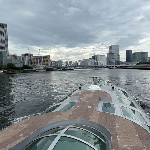 오다이바로 가는 수상버스 타보기🛥️